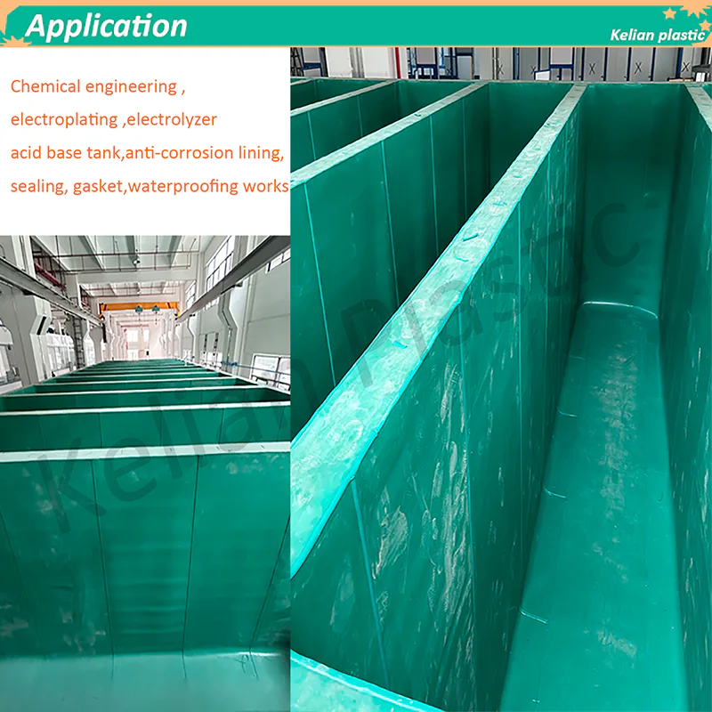 Corrosion Resistant Flexible PVC Sheet for Pickling Tank Lining detail 1